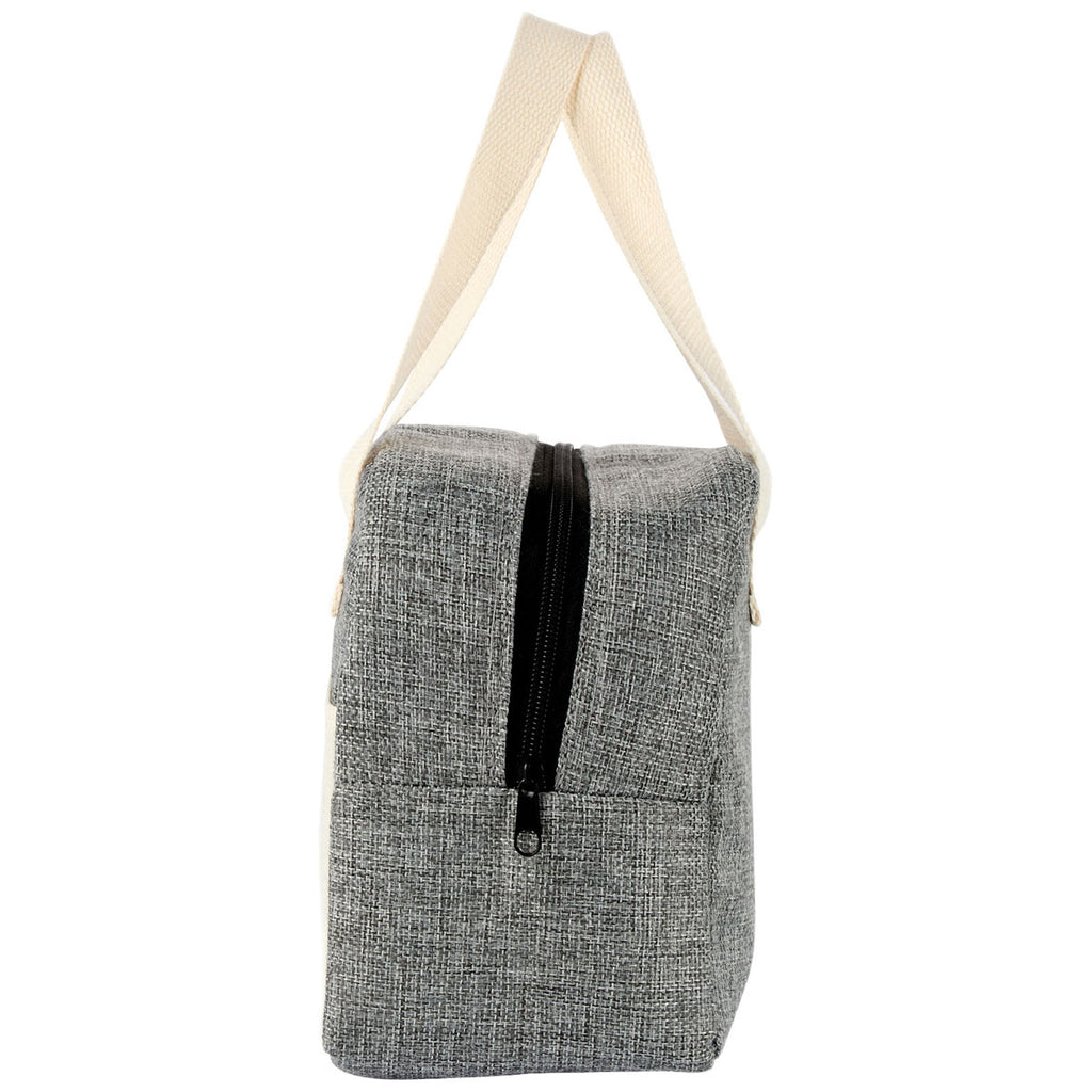 Logomark Grey Nika 6-Can Lunch Cooler