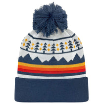 LOCALE Trees & Peaks/Navy Grand Recycled Beanie