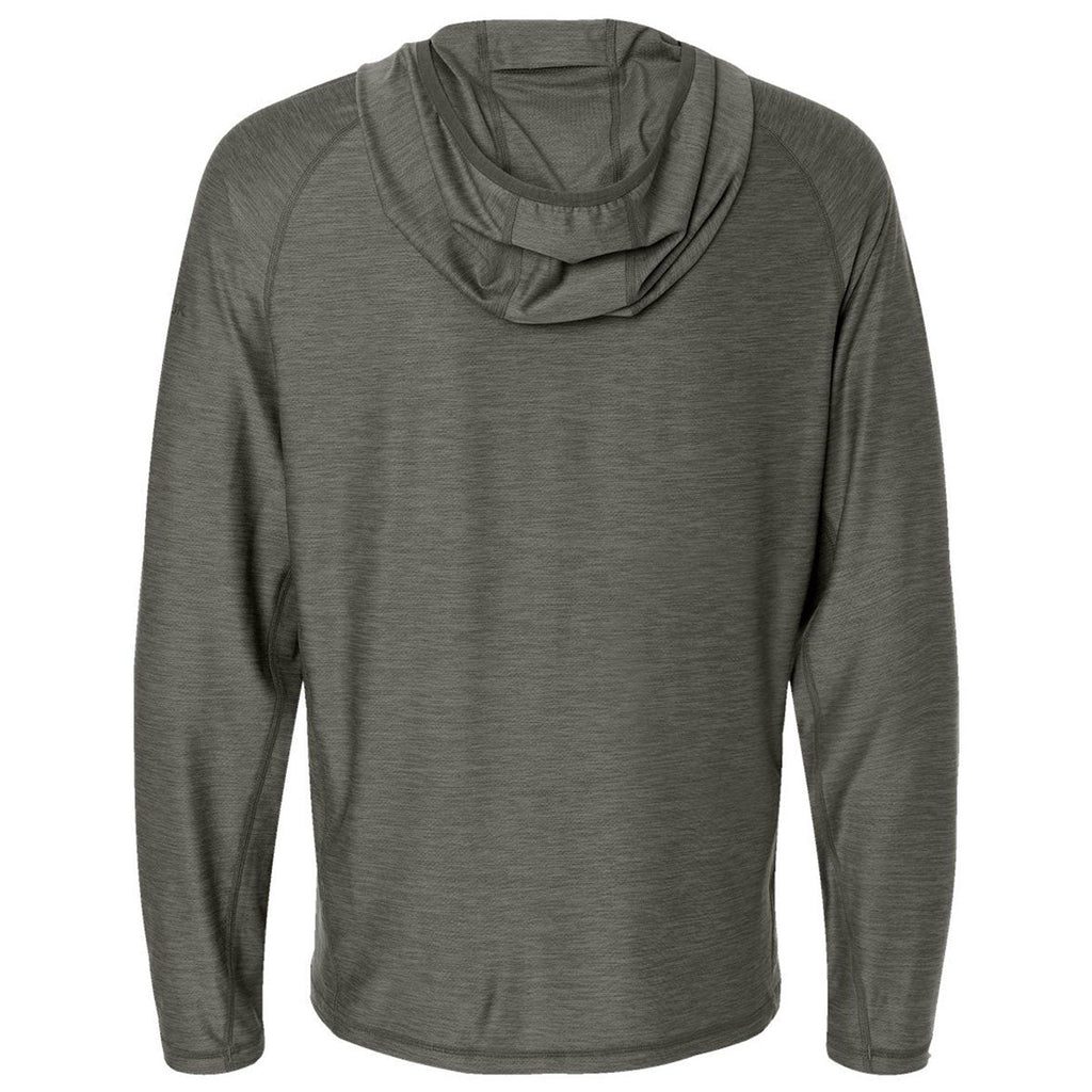 HUK Men's Moss Atoll Half-Zip Hooded Pullover
