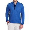 Holderness & Bourne Men's Heathered Marlin Blue & Navy The Sullivan Pullover