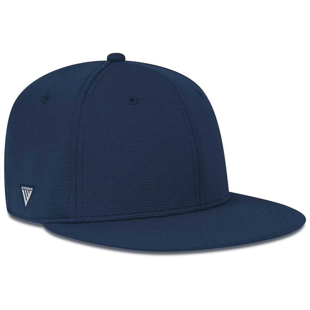 Levelwear Navy Brooklyn Baseball Cap
