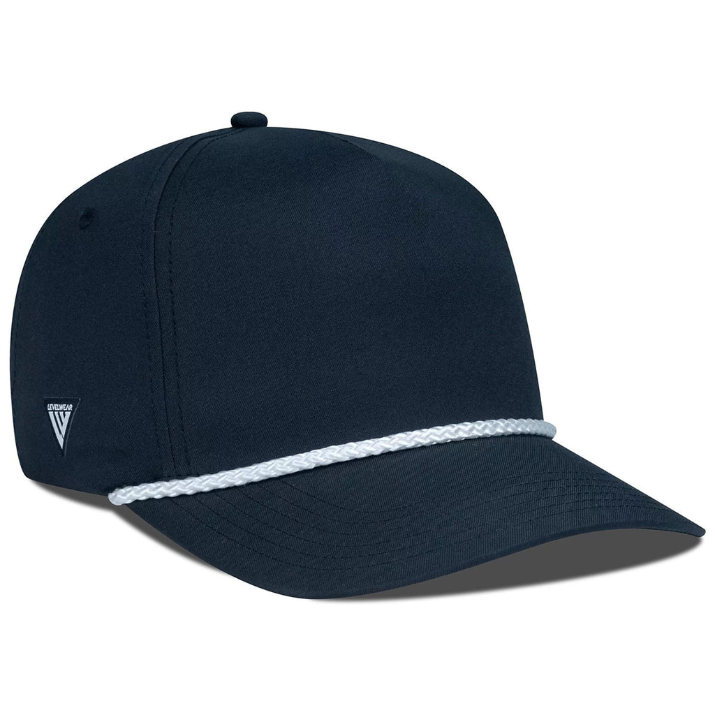 Levelwear Black/White Gambit Recycled Rope Hat