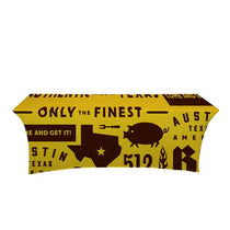 SnugZ White 8' Stretch Full Color Table Throw