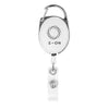 Hit White Retractable Badge Holder