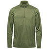 Stormtech Men's Sage Green Heather Milano Quarter Zip Pullover