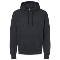 Jerzees Unisex Black Ink Heather Ultimate CVC Hooded Sweatshirt