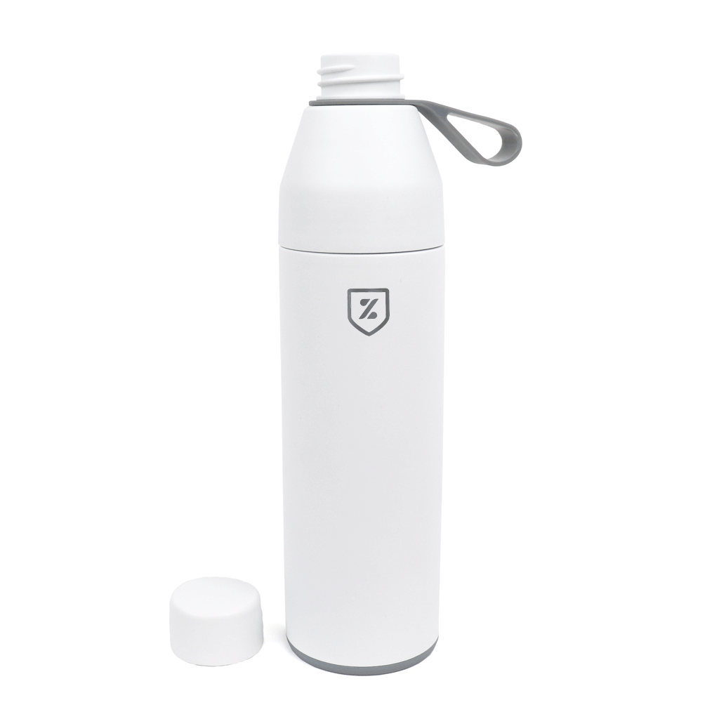 48-Hour Zusa White Sidekick Water Bottle 20 oz