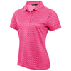Levelwear Women's Deep Pink System Polo