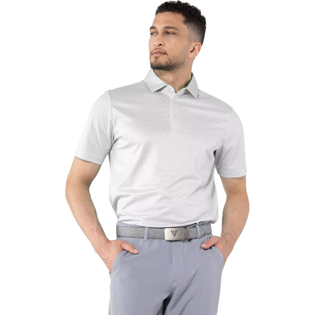 Levelwear Men's White System Polo