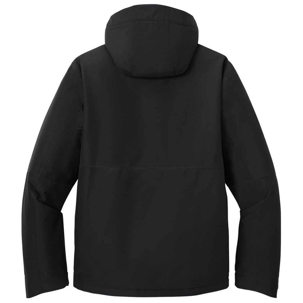 Port Authority Men's Deep Black Insulated Heavy Ripstop Jacket