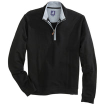 Johnnie-O Men's Black Sully 1/4 Zip Pullover