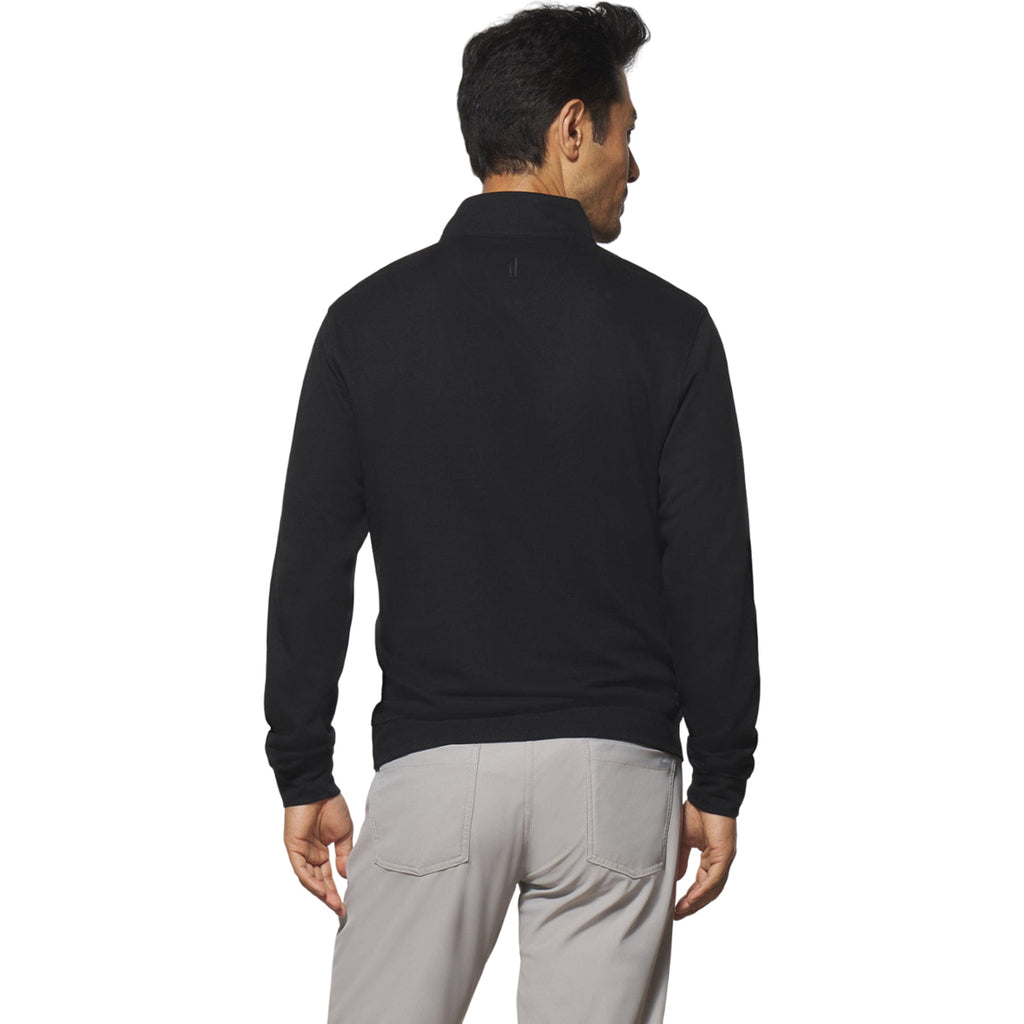 Johnnie-O Men's Black Sully 1/4 Zip Pullover