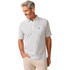 Johnnie-O Men's White Ryan Original Four-Button Polo