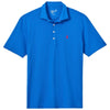 Johnnie-O Men's Palisades Blue Stevie Performance Mesh Polo