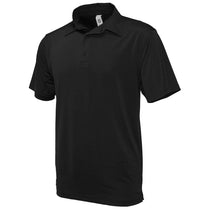 BAW Men's Black Horizon Spandex Polo