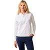 Johnnie-O Women's White Nalla Performance Hoodie
