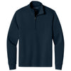 Port Authority Men's River Blue Navy Wearever Signature Double Pique 1/4-Zip