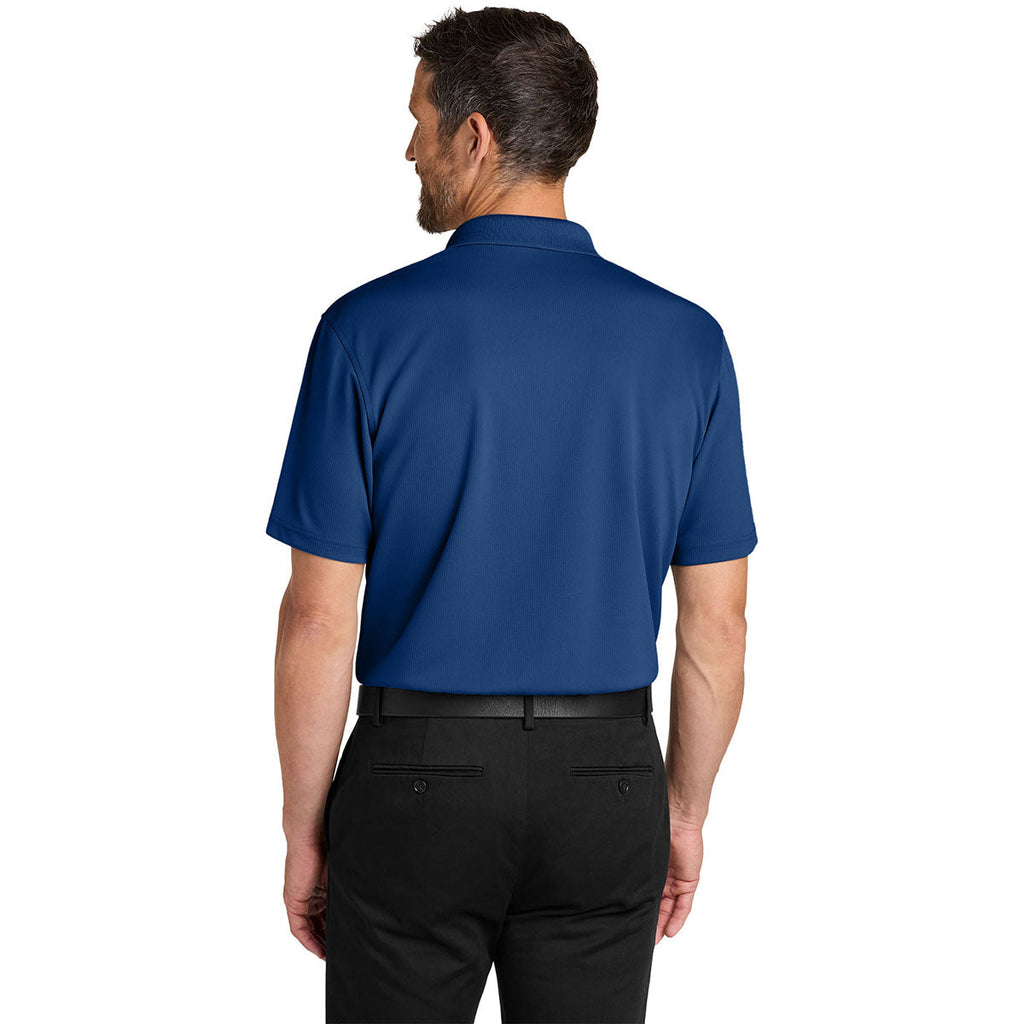 Port Authority Men's Royal Dry Zone Stain-Release Grid Polo