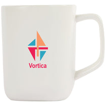 Logomark White Lisbon 18 oz. Recycled Ceramic Mug