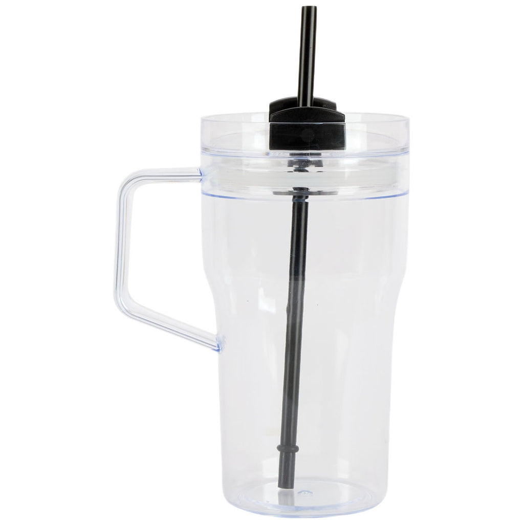 Logomark Black Elliott 20 oz. Clear AS Travel Mug