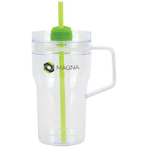 Logomark Lime Elliott 20 oz. Clear AS Travel Mug