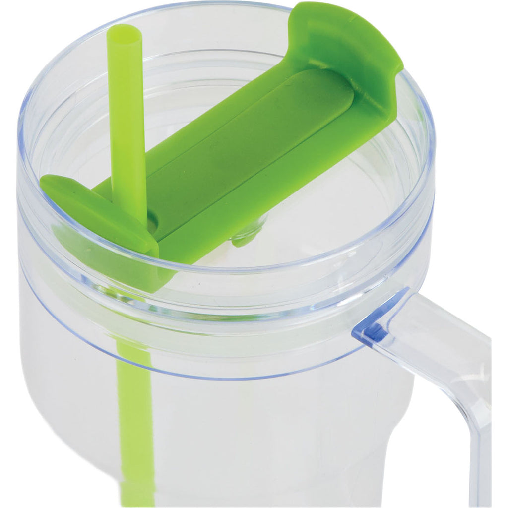 Logomark Lime Elliott 20 oz. Clear AS Travel Mug
