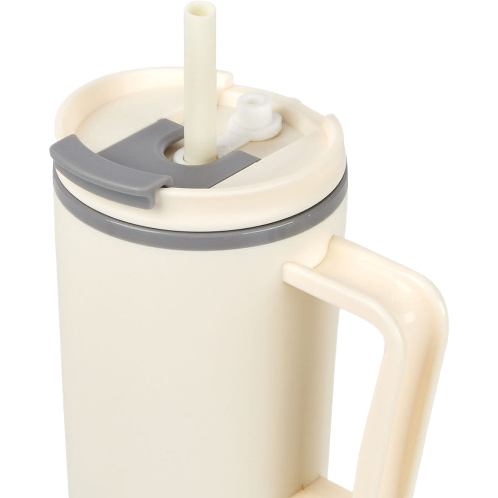 Logomark Cream Agnew 30 oz. Double Wall Polypropylene Mug