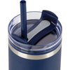 Logomark Navy Yesler 30 oz. Double Wall Steel/PP Liner Travel Tumbler