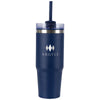 Logomark Navy Yesler 30 oz. Double Wall Steel/PP Liner Travel Tumbler