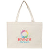 Logomark Natural Juliette 10 oz. Recycled Cotton Shopper Tote