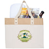 Logomark Natural Sophia Canvas Tote With Jute Trim