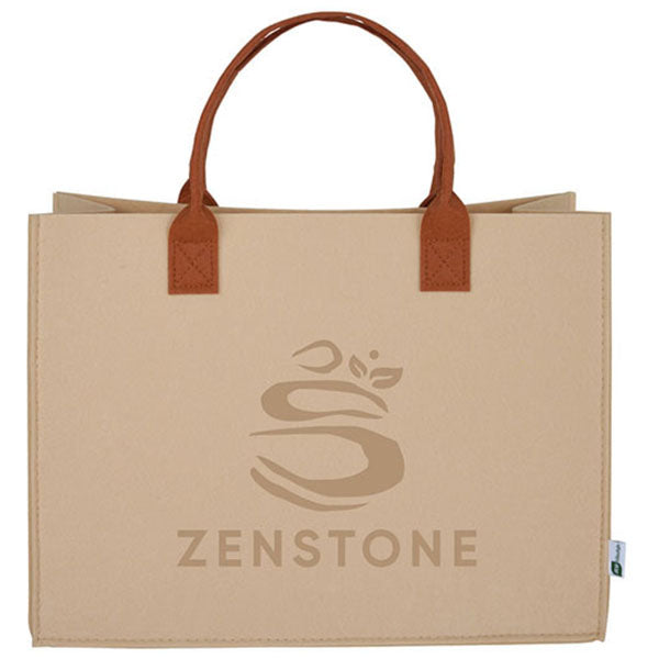 Logomark Natural Remy Recycled Gussetted Tote Bag