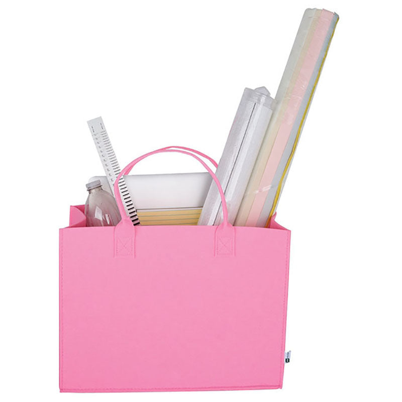 Logomark Pink Remy Recycled Gussetted Tote Bag