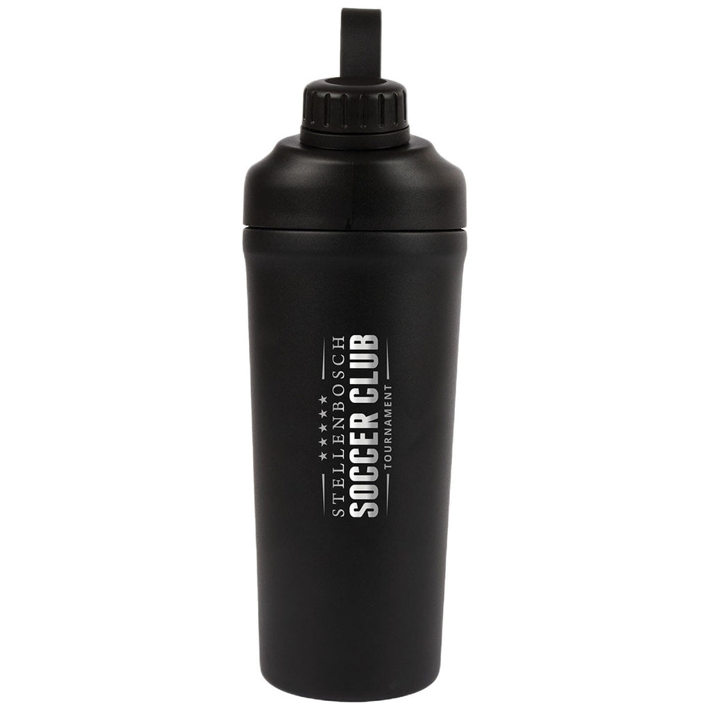 Logomark Black Longden 26 oz. Double Wall, Stainless Steel Shaker Bottle
