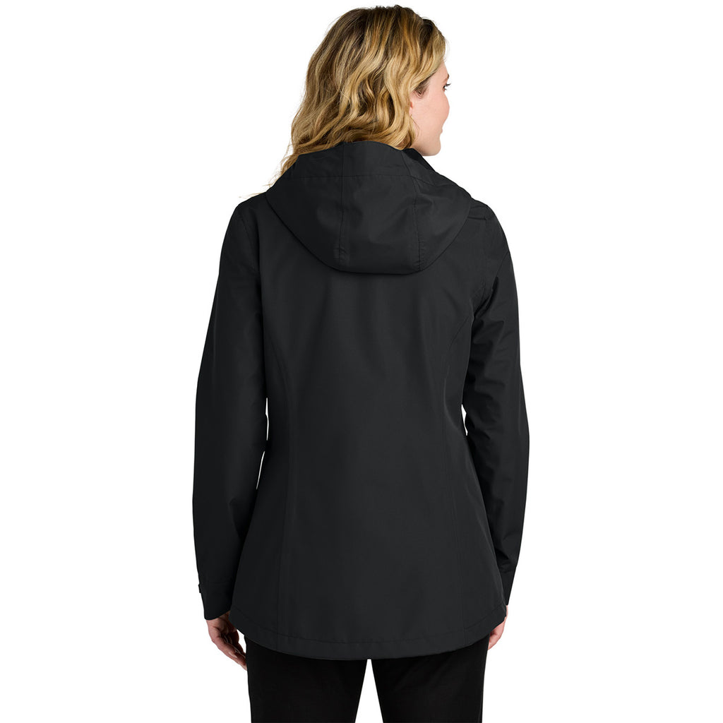 Port Authority Women's Deep Black C-FREE Rain Jacket