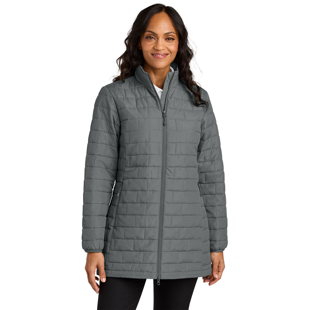 Port Authority Women's Smoke Grey C-FREE Brick Jacket