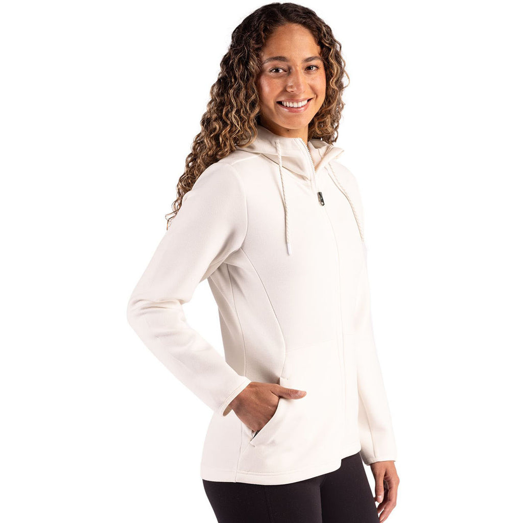 Cutter & Buck Women's Shell Roam Epic Comfort Recycled Full Zip Hooded Jacket