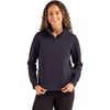 Cutter & Buck Women's Navy Blue Roam Epic Versatility Quarter Zip Pullover