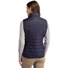 Cutter & Buck Women's Dark Navy/Silver Melange Rainier Vest