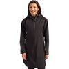 Cutter & Buck Women's Black Camano Everyday Stretch Recycled Water Resistant Jacket