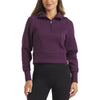 UNRL Women's Dark Plum LuxBreak Half-Zip Pullover