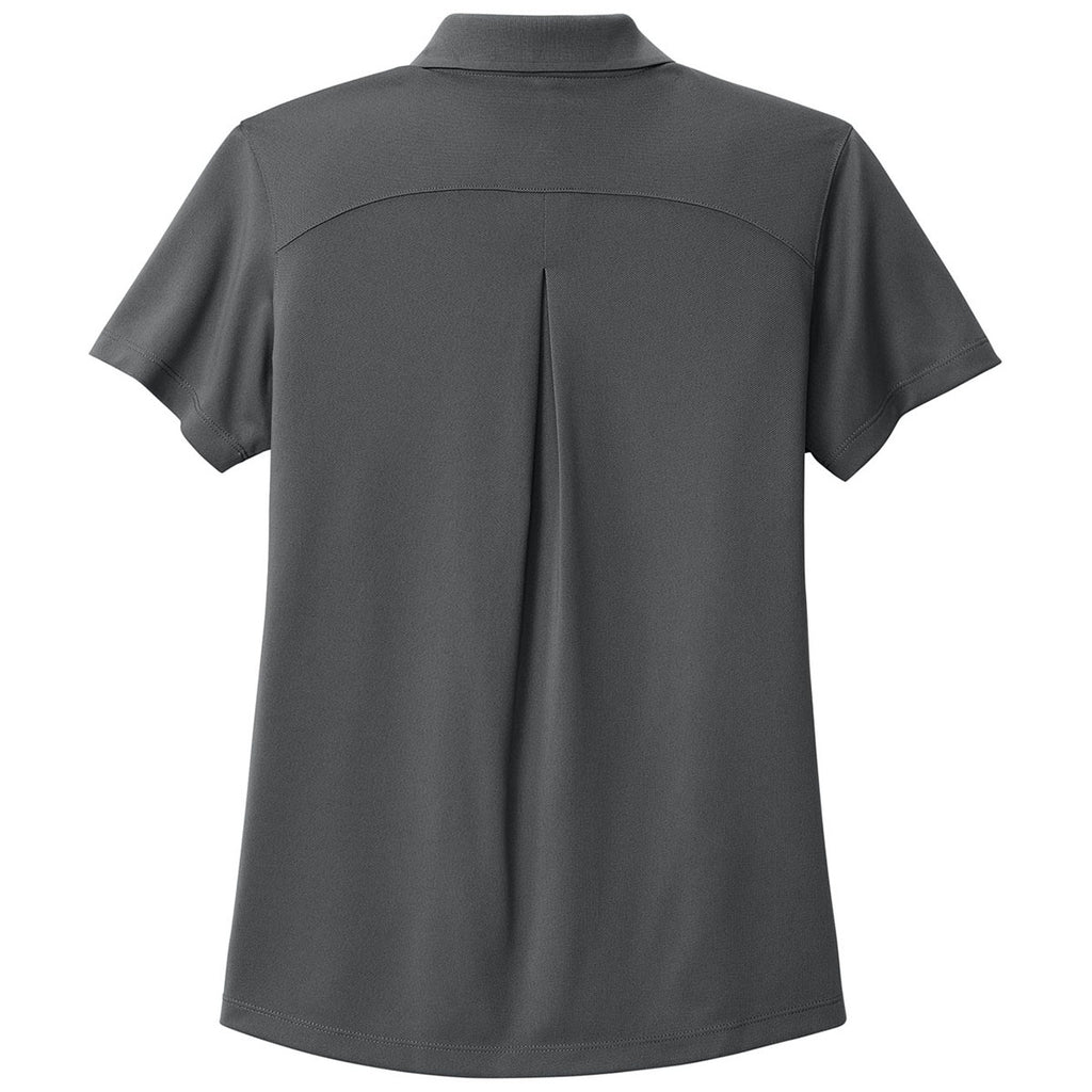 Port Authority Women's Storm Grey Wearever Performance Pique Polo