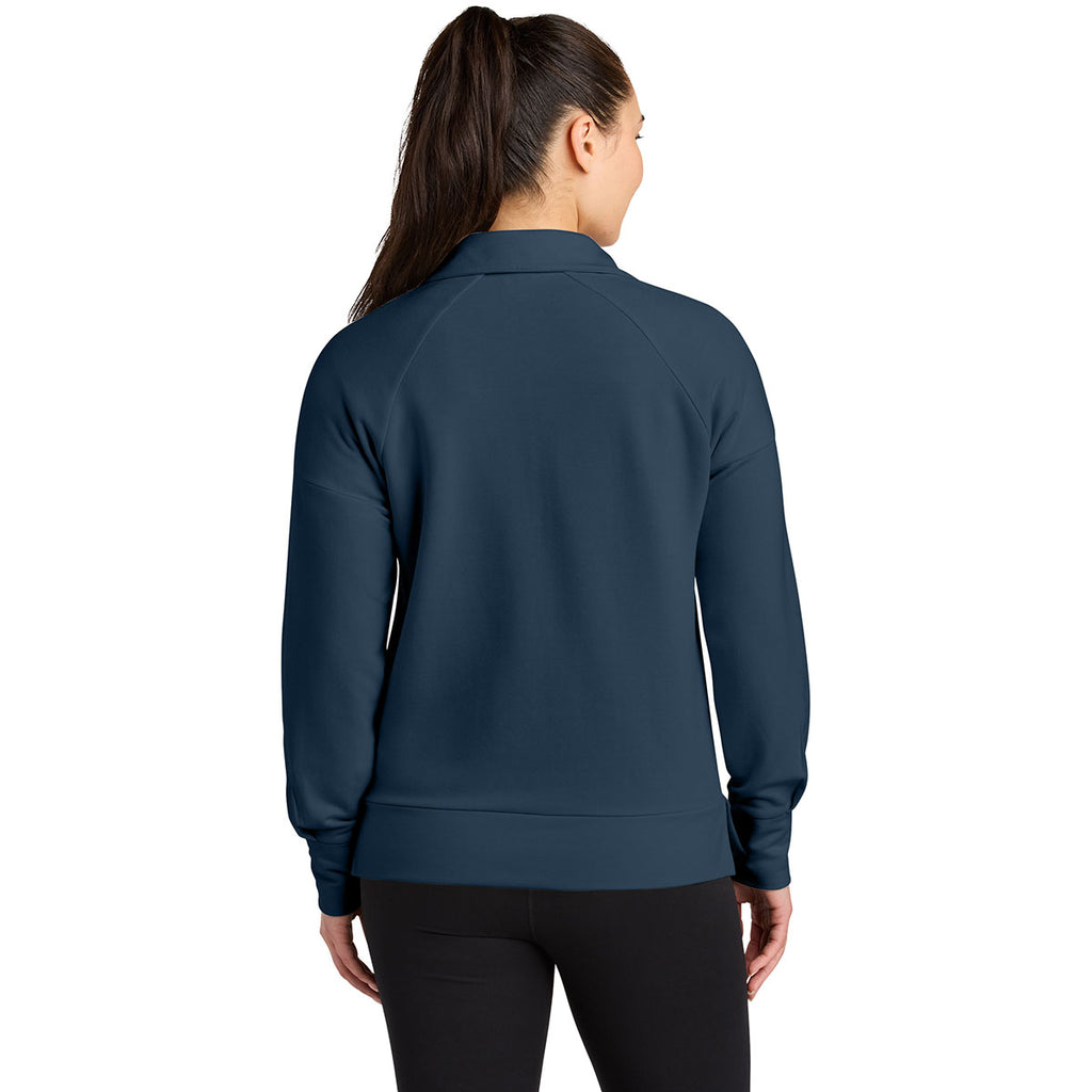 OGIO Women's River Blue Navy Luuma 1/2-Zip