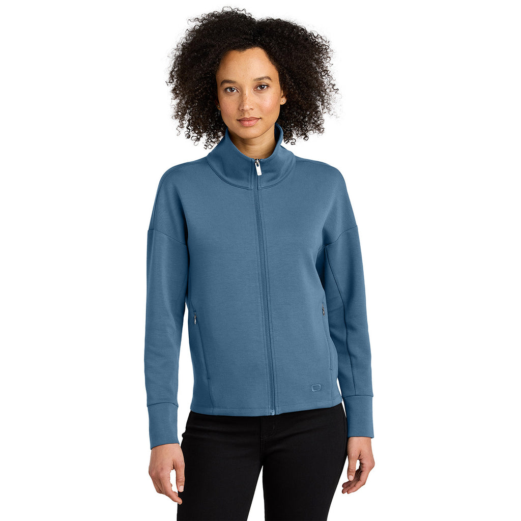 OGIO Women's Blue Mist Transcend Full-Zip