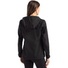 Clique Women's Black Telemark Eco Stretch Softshell Full Zip Hooded Jacket