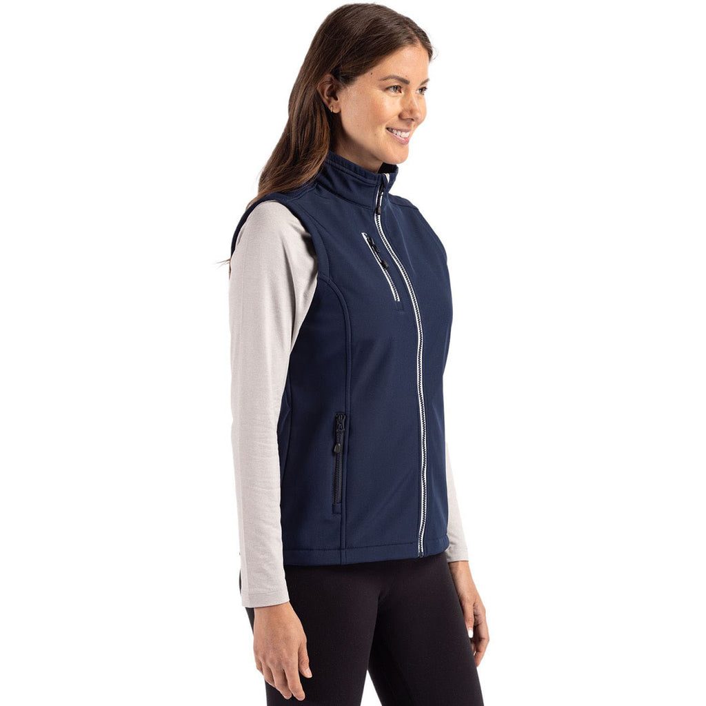 Clique Women's Dark Navy Telemark Eco Stretch Softshell Vest
