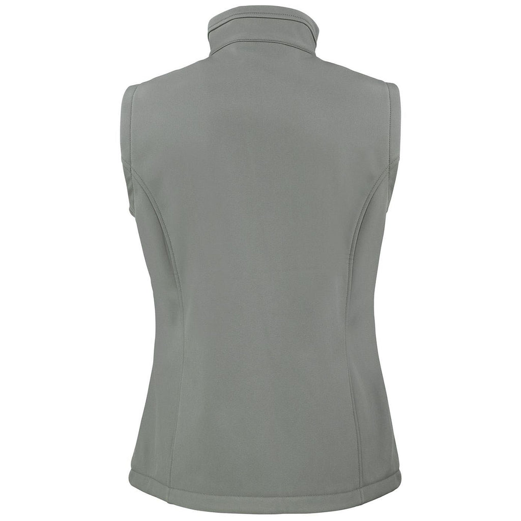 Clique Women's Pure Slate Telemark Eco Stretch Softshell Vest