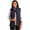 Clique Women's Black Elevation Eco Full Zip Puffer Vest