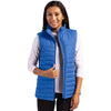 Clique Women's Royal Blue Elevation Eco Full Zip Puffer Vest