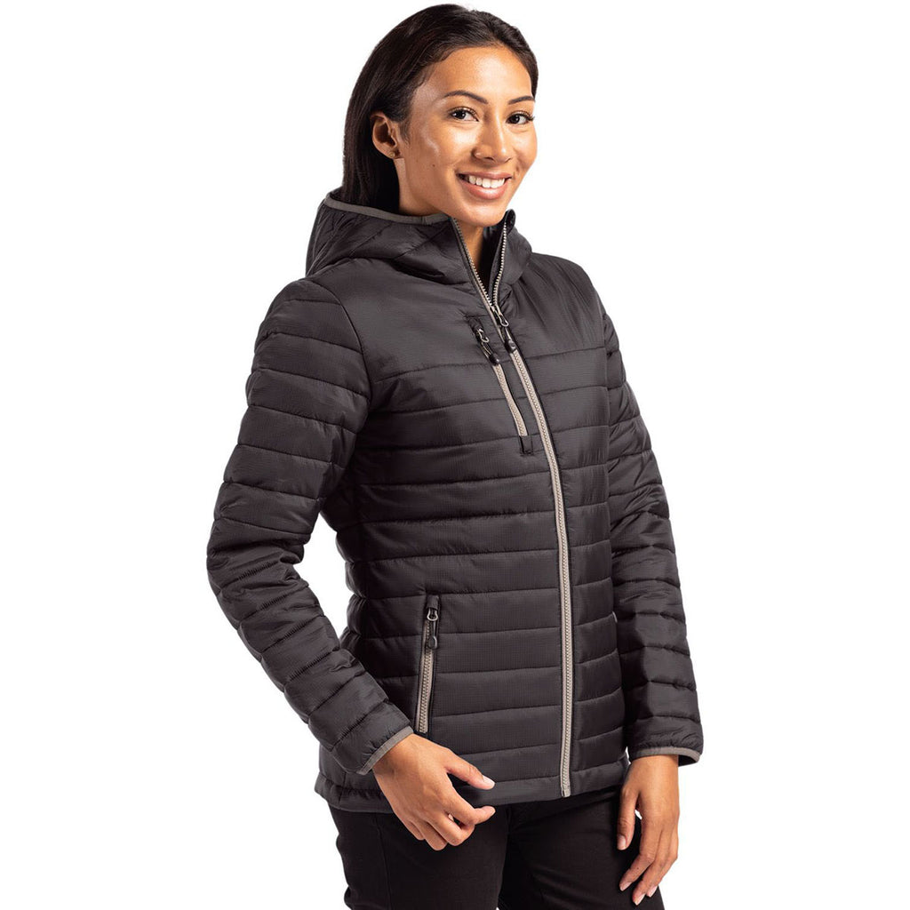 Clique Women's Black Valhalla Full Zip Puffer Jacket